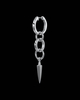 Maria Nilsdotter Earring Chaos Queen Plain Silver ONESIZE