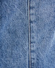 Ganni Skirt Sparkle Logo Denim Mini Blue 36