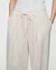 Theory Byxor Pleated Pull-On Pant in Admiral Crepe Beige US 10 (EUR 42)