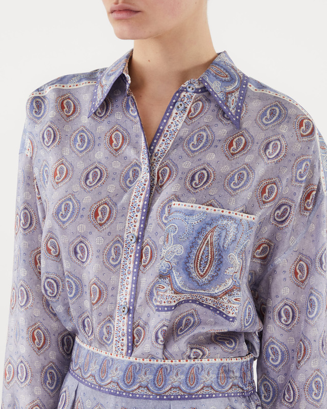 Zimmermann Vitali Blouse  Blå 2 (M-L)