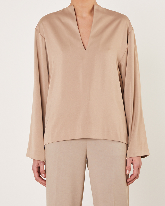 Wakakuu Icons Blouse Kaftan Beige S