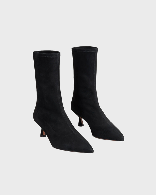 ATP Atelier Boots Cerone Suede Stretch Svart EUR 40