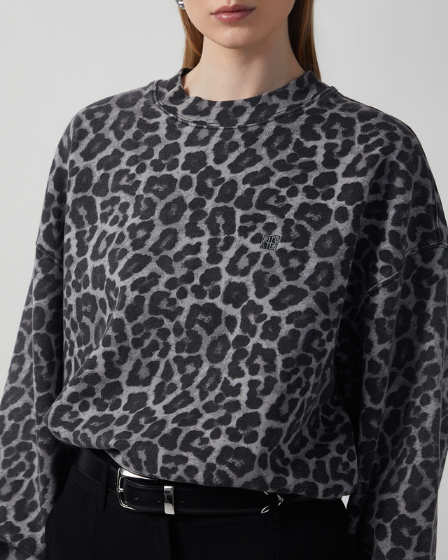 Anine Bing Sweatshirt Miles  Leopard M