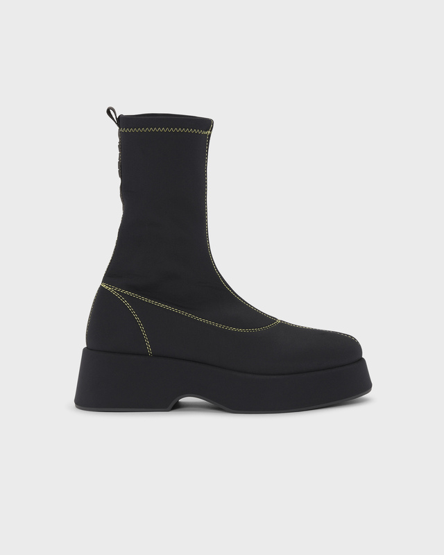 Ganni Retro Flatform Sockboot Black EUR 39
