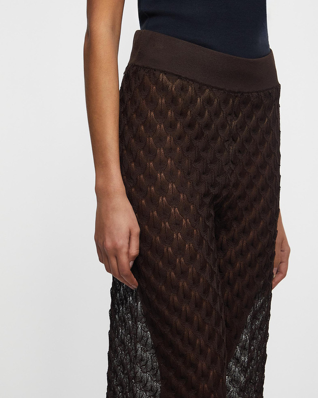 Malina Byxor Alissa Knitted Chocolate L