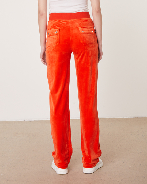 Trouser Del Ray Classic Velour Orange 2