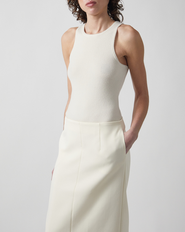 Almada Label  Topp Luna Tank Creme XS