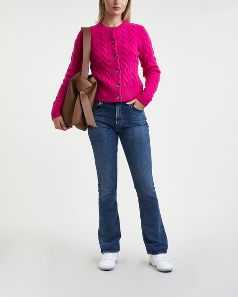 Kofta Cable Knit Long Sleeve Rosa 2