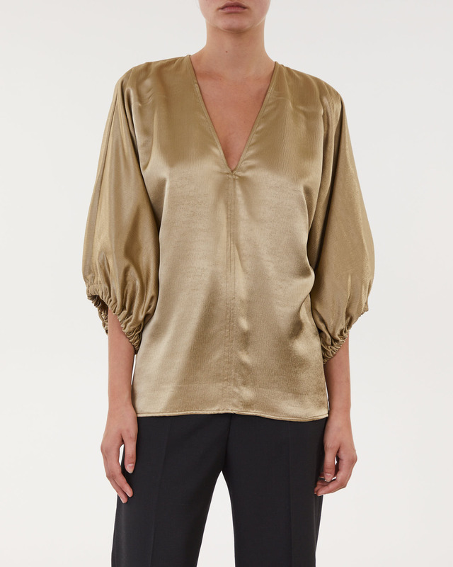 By Malene Birger Blouse Shirt Piamontes Beige 42