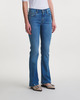 7 For All Mankind Jeans Bootcut Tailorless Diary Distressed Hem Ljusblå 29