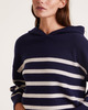 Wakakuu Icons Sweater Solange Stripe Hoodie Navy L