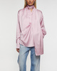 Acne Studios Skjorta Layered Satin Scarf Rosa 36