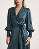 Zimmermann Dress Silk Wrap Midi Dark green 2 (M-L)