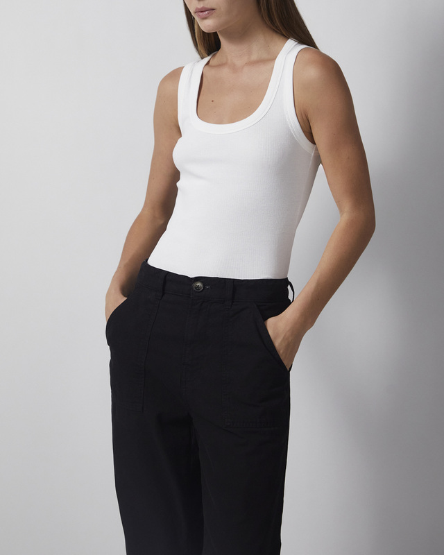 Wakakuu Icons Top Biarritz Rib Tank White S