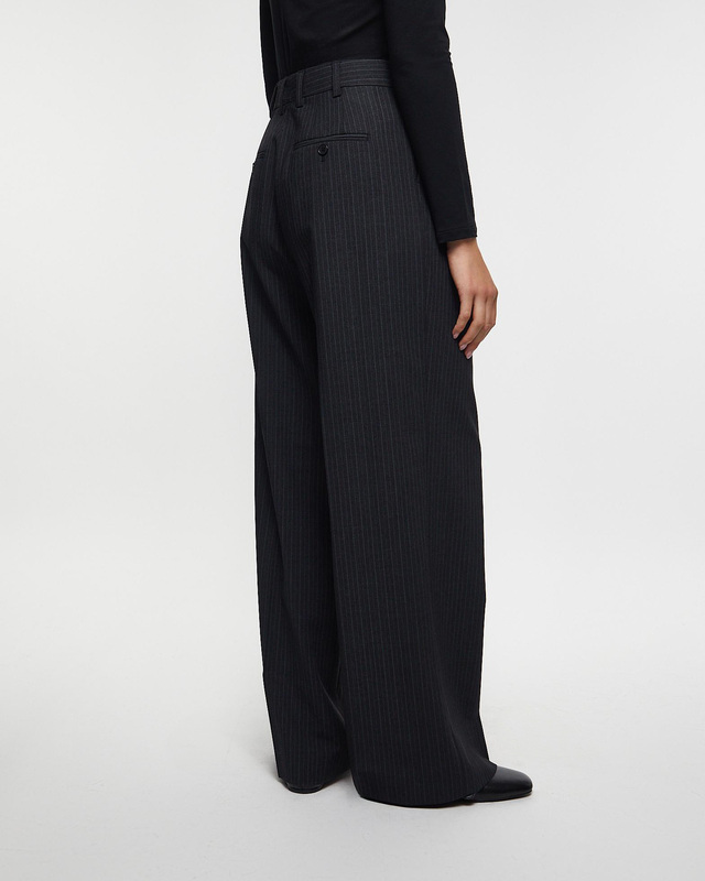 Filippa K Trousers Darcey Pinstripe Anthracite 36