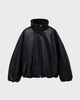 ANINE BING CYRUS JACKET - BLACK RECYCLED LEATHER XS