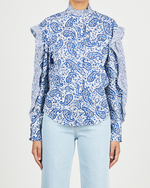 Blouse Lineya Blå 1