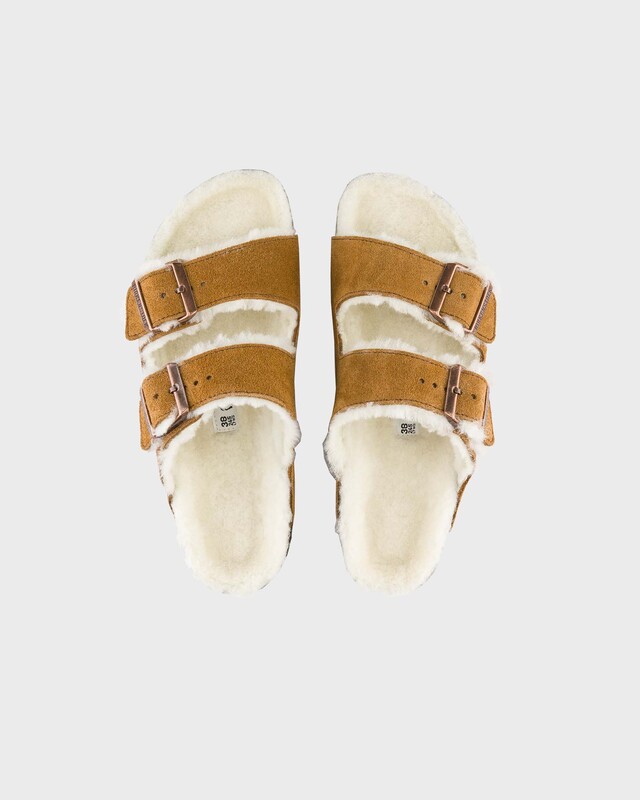 Birkenstock Sandal Arizona Shearling Mink EUR 41