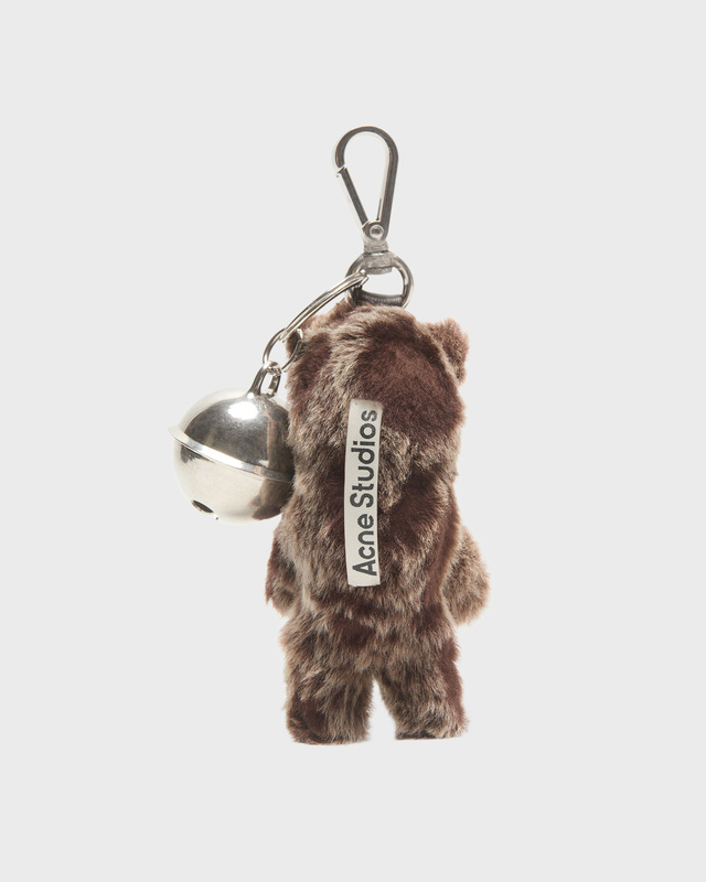Acne Studios Keyring Teddy Bear Chocolate ONESIZE