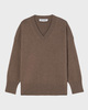 RÓHE Sweater Classic V-Neck Jumper Taupe 38