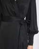 Zimmermann Silk Wrap Midi Dress Black 3 (L-XL)