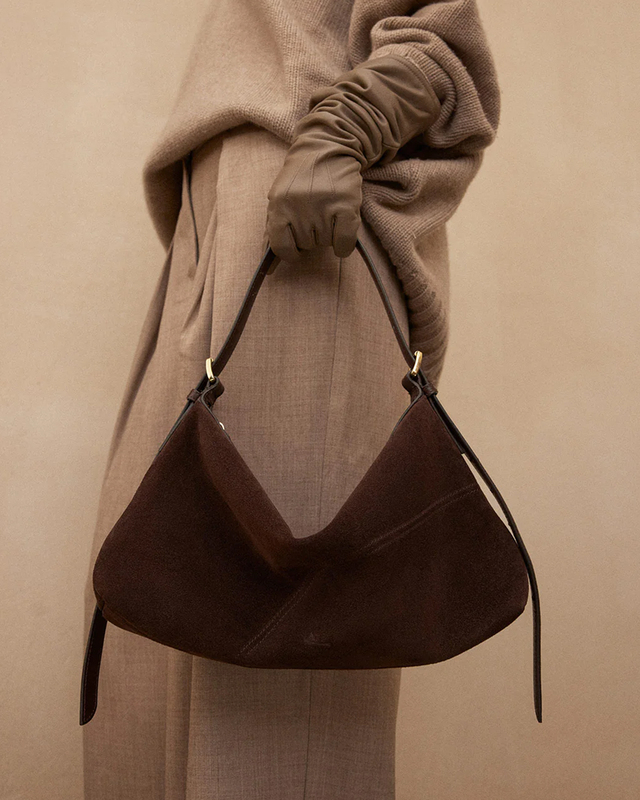 ATP Atelier Bag Castellare Walnut Suede/Vacchetta Brown ONESIZE