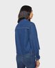 Mother Denim Skjorte THE HONOR ROLL Dark Blue Wash L