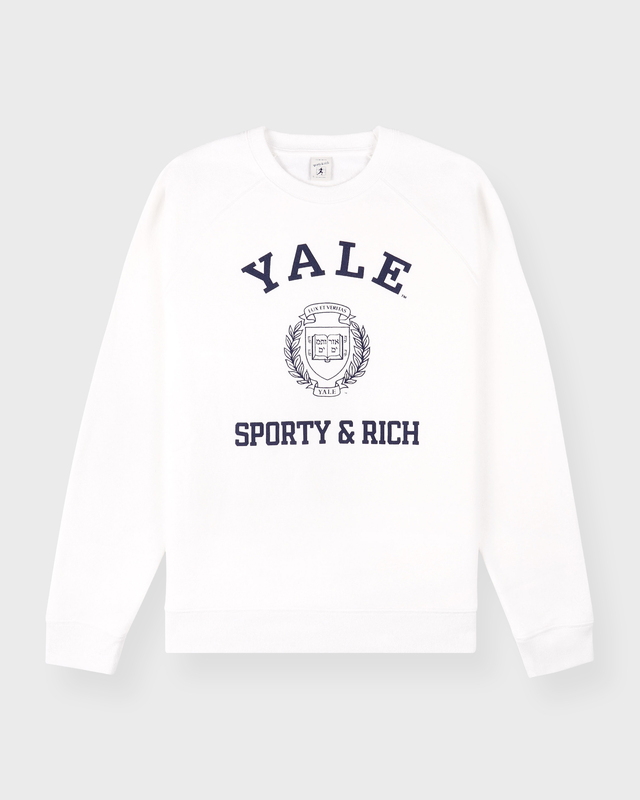 Sporty & Rich Sweatshirt Veritas Soft Crewneck White L