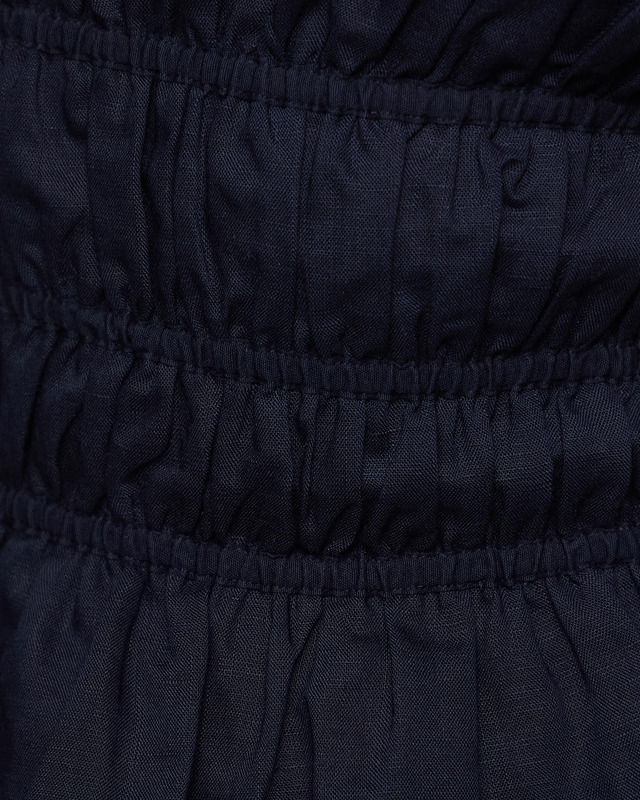 Wakakuu Icons Top Valencia Linen Navy S