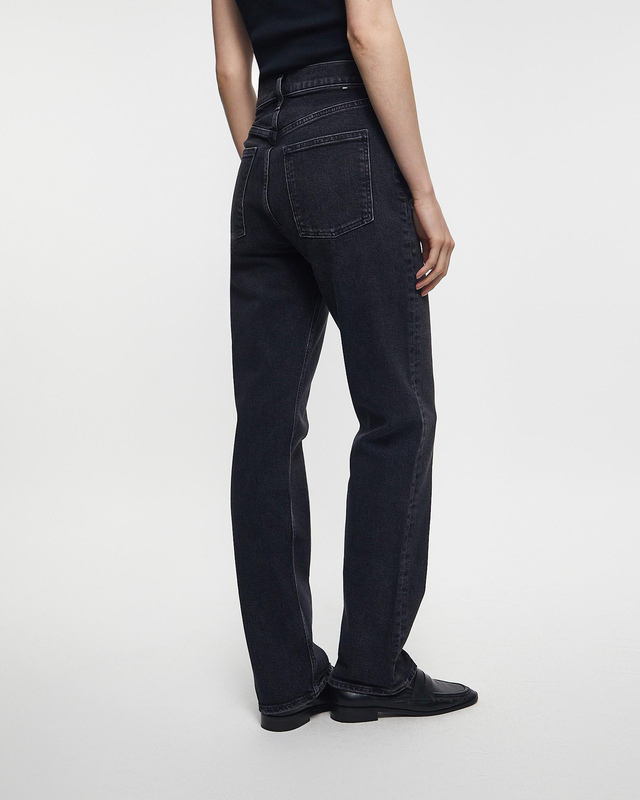 AGOLDE Jeans 90'S Pinch Waist Long High Rise Straight Washed black 25