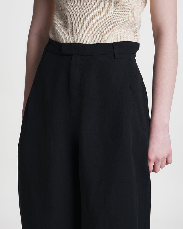 HOPE Byxor Slow Wide-Leg Svart 36