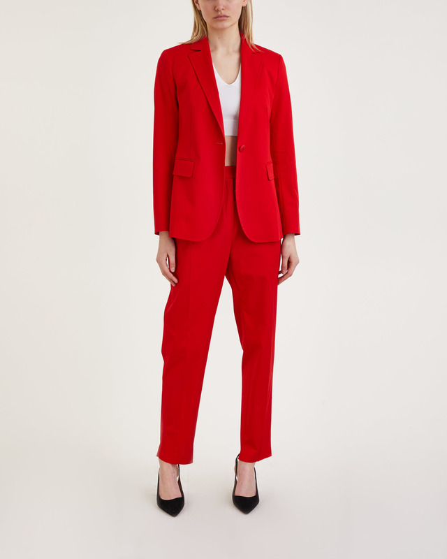 Max Mara Studio Trousers Calante Röd IT 42 (EUR 38)