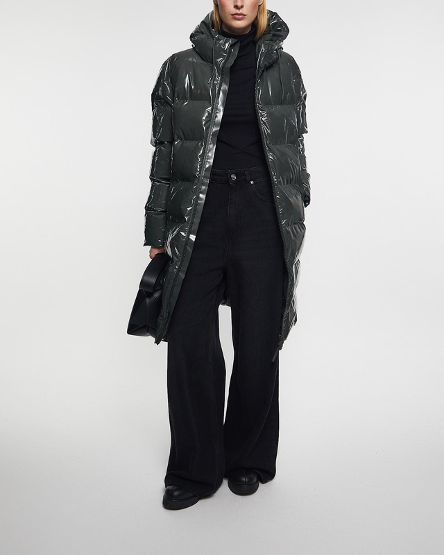 Rains Jacket Alta Longer Puffer Jacket W3T4 Dark green XS