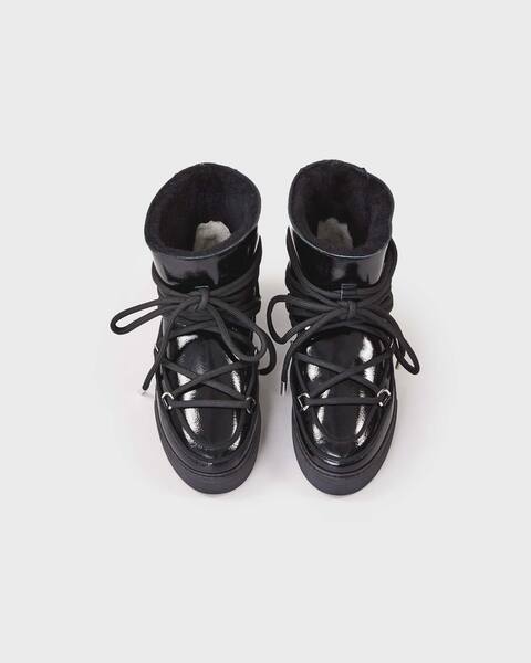 Boots Full Leather Naplack Svart 2