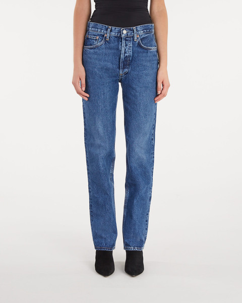 Jeans Lana M/R Vintage Straight Indigo 1