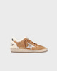 Golden Goose Deluxe Brand Sneakers Ball Star Suede Upper Shearling Cognac EUR 40