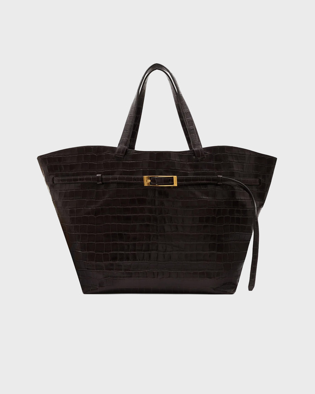 Anine Bing Shoppingtaske Elly Embossed Mørkebrun ONESIZE