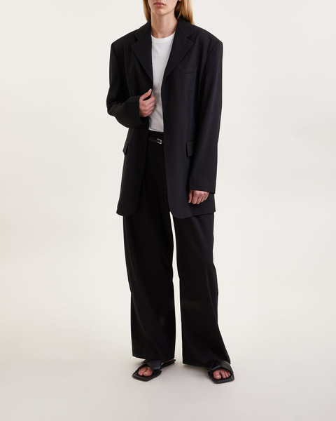 Relaxedfit blazer Svart 2