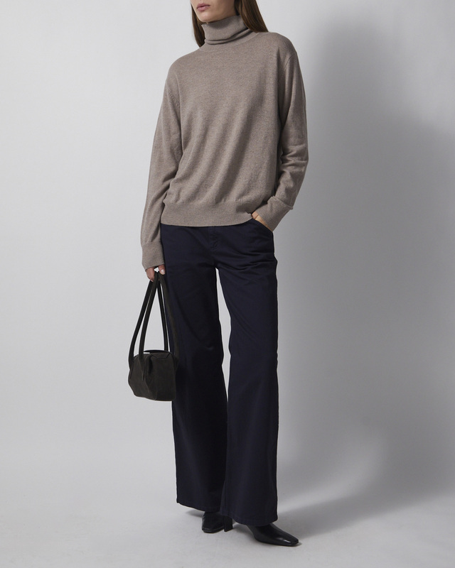 Wakakuu Icons Genser Cashmere Wool Turtleneck Sand XL