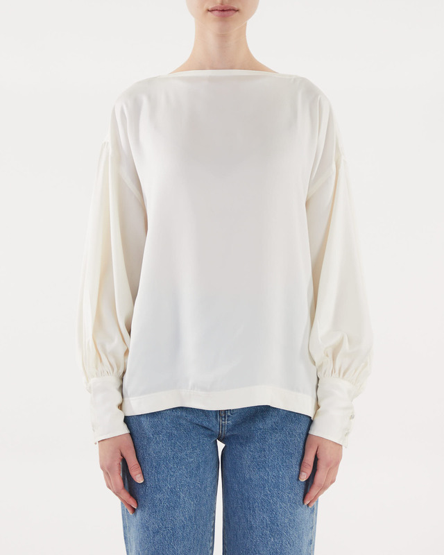 POLO Ralph Lauren Blouse LS MOIR TP-LONG SLEEVE-BLOUSE Beige L