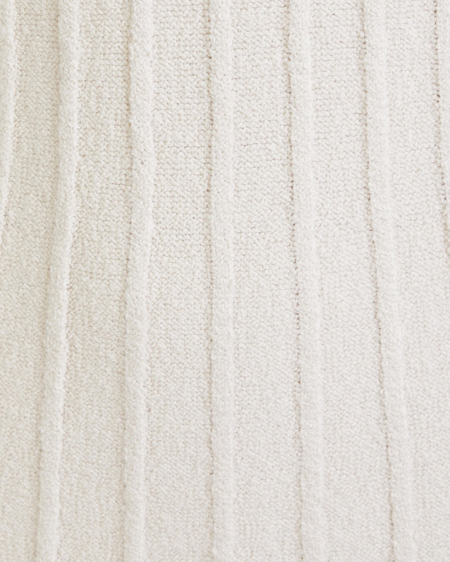 Dagmar Klänning Wide Rib Ivory M