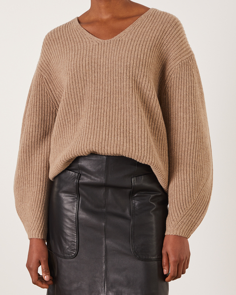 Wool Sweater Shania Cinnamon 1