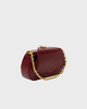 Yuzefi Bag Oyster Clutch Mini  Bordeaux ONESIZE