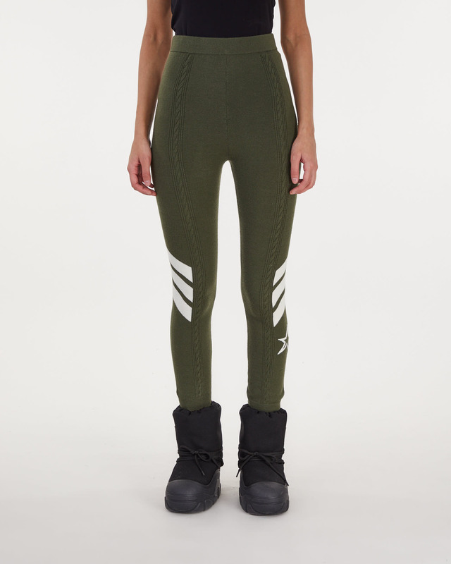 Perfect Moment Leggings Cable Underwear Grön L