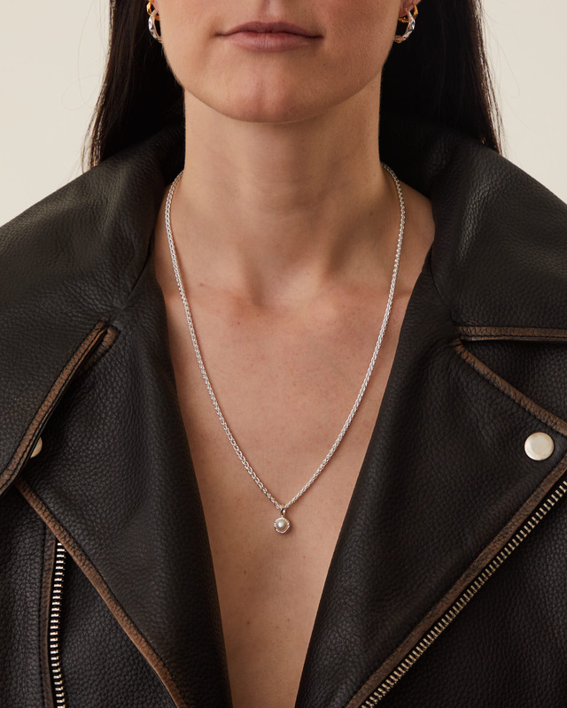 Wakakuu Icons Solo pendant Icons Silver/vit ONESIZE