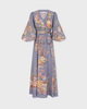 Zimmermann Klänning Tallow Wrap Midi  Flower print 2 (M-L)