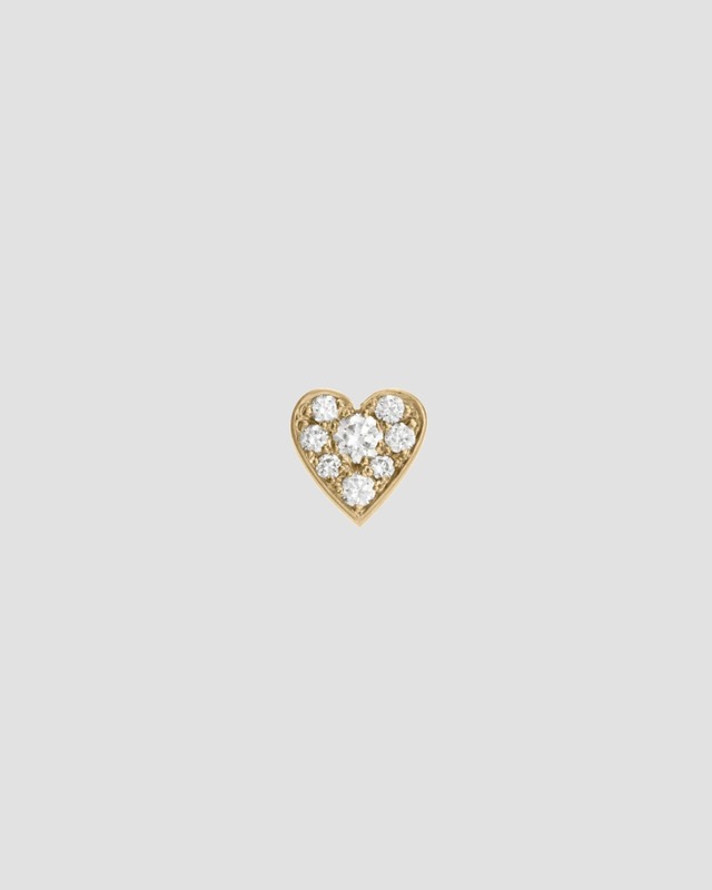 Sophie Bille Brahe Earring Petite Coeur Guld ONESIZE