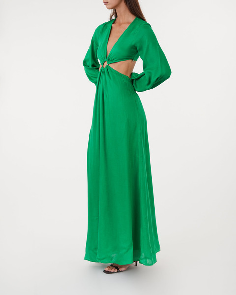 Klänning Faye Maxi Dress Emerald 2