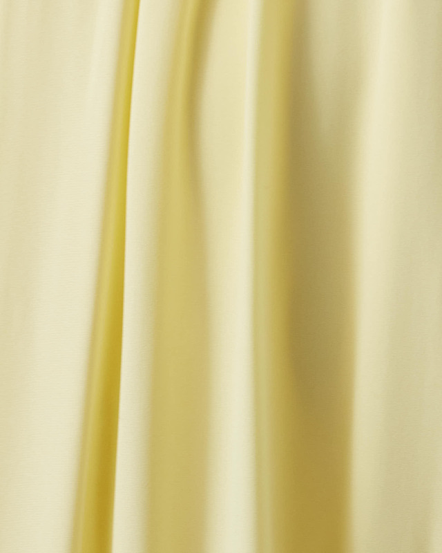 Malina Dress Sabrina Halterneck Ruffled Midi Light yellow S