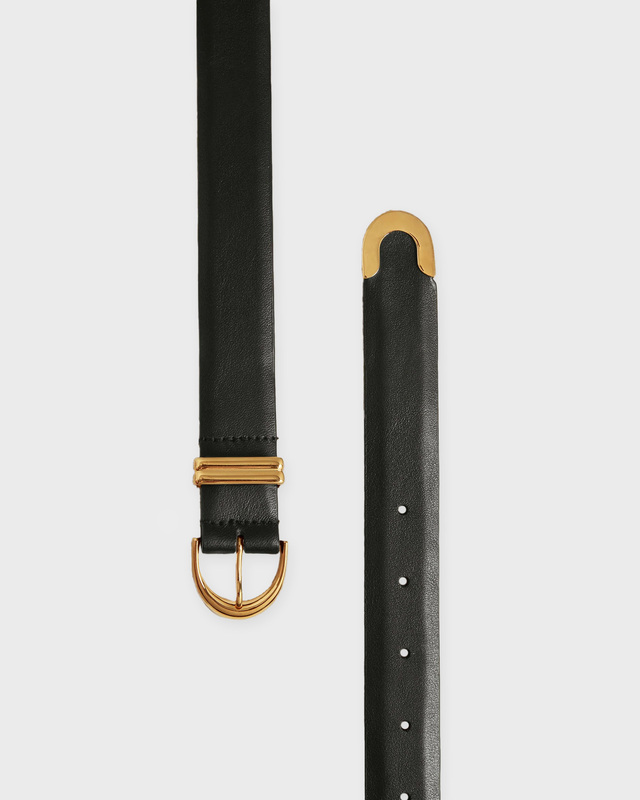 KHAITE Belt Bambi Skinny Black 70
